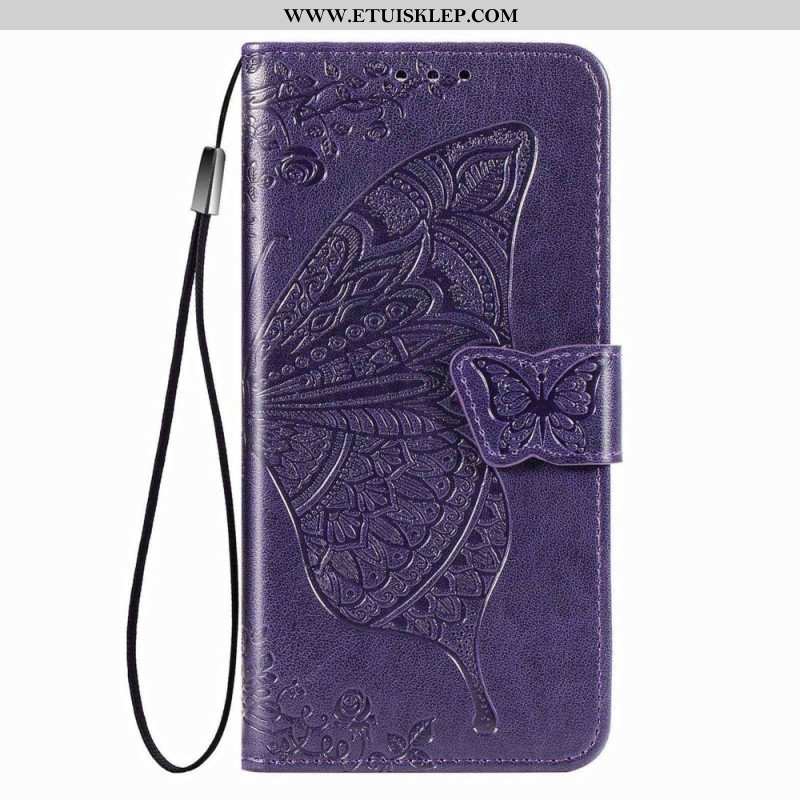 Etui Folio do Xiaomi 12 Lite Barokowy Motyl